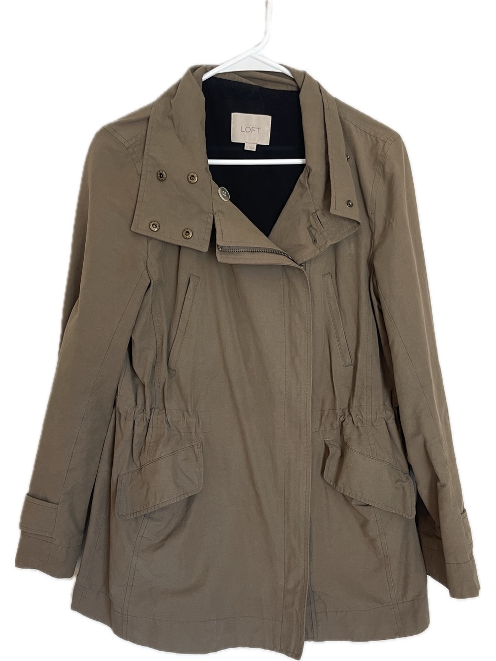 LOFT Women's Olive Utility Jacket Size S